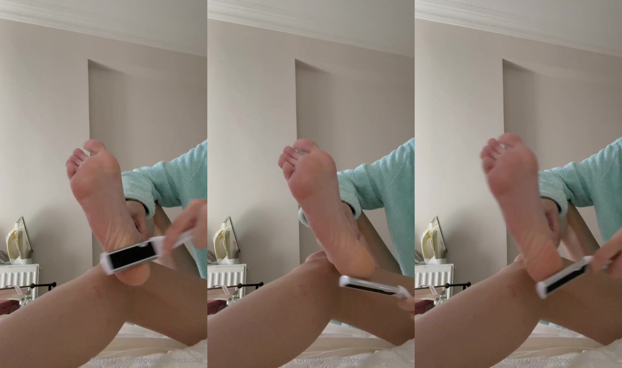 Eat my foot dust!