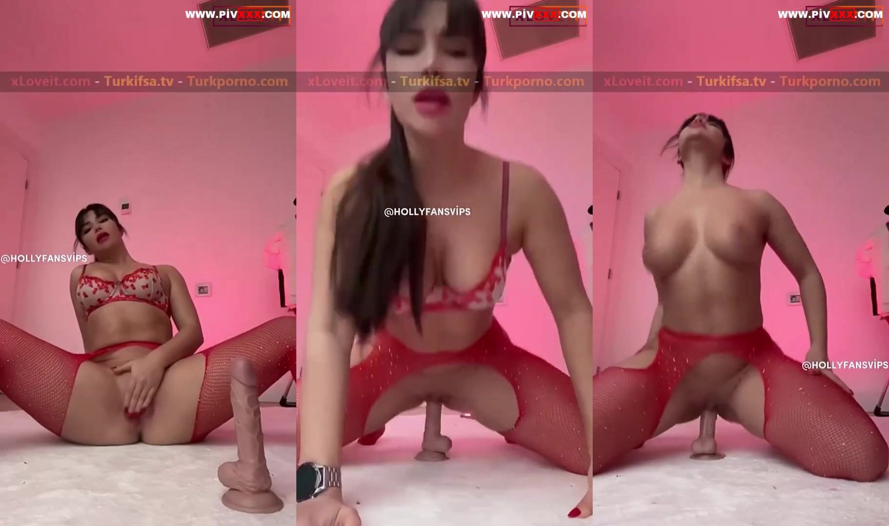 Berfe Ece Talin Berfecetalin Ifşa Dildosunu Yalayıp Üzerinde Zıpladı